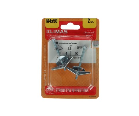 KOTWY SPRĘŻYNOWE BM-04050*P2 TYPU PARASOLKA WKRĘT-MET KLIMAS