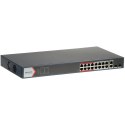 SWITCH POE DS-3E1318P-EI(B) 16-PORTOWY + 2X UPLINK + 2X SFP Hikvision