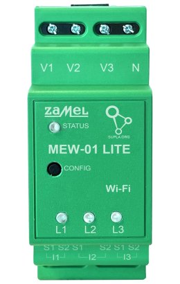 MONITOR ENERGII ELEKTRYCZNEJ MEW-01/LITE SUPLA TRÓJFAZOWY ZAMEL