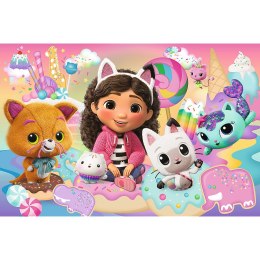 Puzzle - 24 Maxi - Koci Świat Gabby - Koci Domek Gabi - Trefl 14381