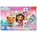 Puzzle - 24 Maxi - Koci Świat Gabby - Koci Domek Gabi - Trefl 14381