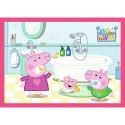 Puzzle - 4w1 (12, 15, 20, 24) - Peppa uwielbia przygody - Świnka Peppa - Trefl 34672