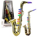 Instrument Muzyczny Dla Dzieci Saksofon Zabawkowy Złoty