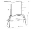 PODŁOGOWY UCHWYT MONITORA BRATECK-FS36-46F-02 BRATECK