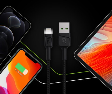 PRZEWÓD KABGC05 USB-A/LIGHTNING Ray 1.2 m Green Cell
