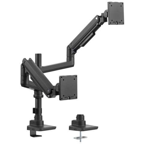 UCHWYT BIURKOWY DO MONITORA, NA SPRĘŻYNIE GAZOWEJ BRATECK-LDT69-C024P BRATECK