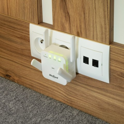 Repeater - wzmacniacz sieci bezprzewodowej 2.4+5 GHz Rebel