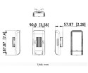 BEZPRZEWODOWY MOST WI-FI DS-3WF3000-EI-5AC/P 5 GHz Hikvision