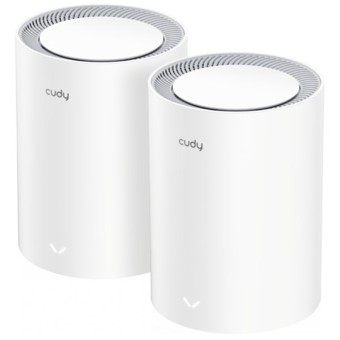 DOMOWY SYSTEM WI-FI MESH M3000(2-PACK) V2.0 Wi-Fi 6 2.4 GHz, 5 GHz, 574 Mb/s + 2402 Mb/s CUDY