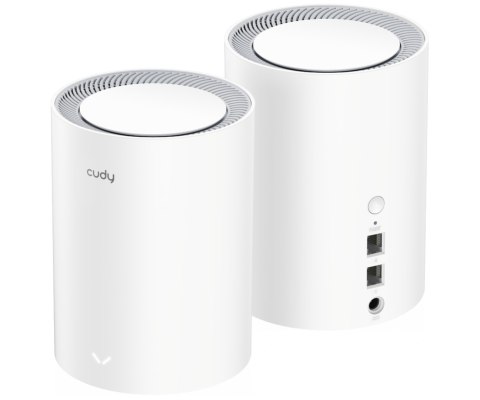 DOMOWY SYSTEM WI-FI MESH M3000(2-PACK) V2.0 Wi-Fi 6 2.4 GHz, 5 GHz, 574 Mb/s + 2402 Mb/s CUDY
