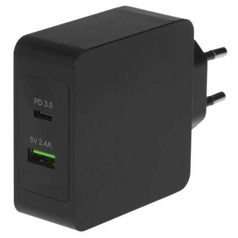 ŁADOWARKA SIECIOWA USB CHAR10 Green Cell