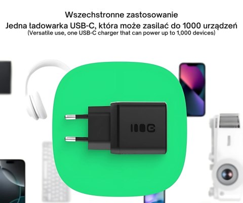 ŁADOWARKA SIECIOWA USB PowerSource Duo30 CHARB-GC-30AC-B Green Cell