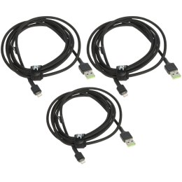 ZESTAW PRZEWODÓW KABGCSET06 Ray 3 x 2.0 m Green Cell