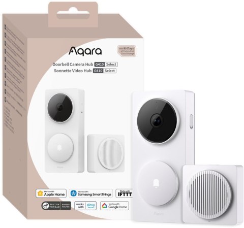 Aqara Doorbell Camera Hub G410 Select Biały CH-C09DW