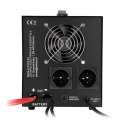 Zasilacz awaryjny KEMOT PROsinus-2600/24-LFP4 przetwornica z czystym przebiegiem sinusoidalnym i funkcją ładowania 24V 230V 2600