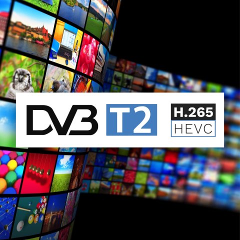 Telewizor Kruger&Matz 24" HD DVB-T2 H.265 HEVC 230/12V