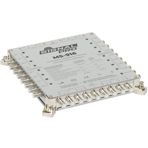 MULTISWITCH PRZELOTOWY MS-916 9 WEJŚĆ / 16 WYJŚĆ SIGNAL PRO