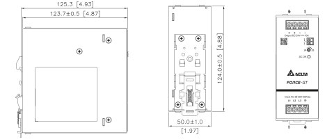 ZASILACZ IMPULSOWY DRF-24V240W1GBA FORCE-GT (1 FAZA) Delta Electronics