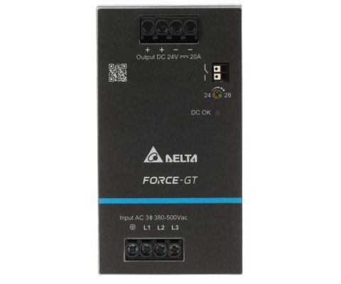 ZASILACZ IMPULSOWY DRF-24V480W3GBA FORCE-GT (3 FAZY) Delta Electronics