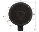 UCHWYT KAMERY STG-1280ZJ-S(BLACK) STG