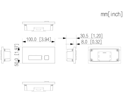 MODUŁ KLAWIATURY VTO4103FB-MB1 DO MODUŁU VTO4103FB DAHUA
