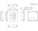 MODUŁ KLAWIATURY VTO4103FB-MB5 DO MODUŁU VTO4103FB DAHUA