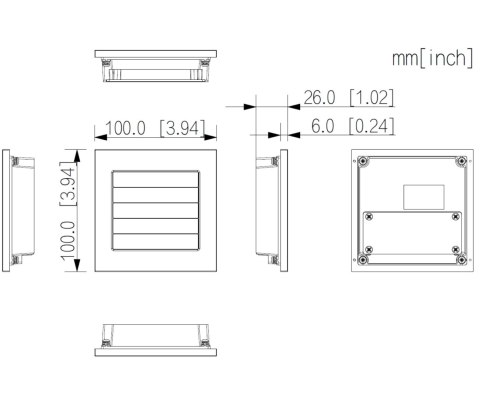MODUŁ KLAWIATURY VTO4103FB-MDB10 DO MODUŁU VTO4103FB DAHUA