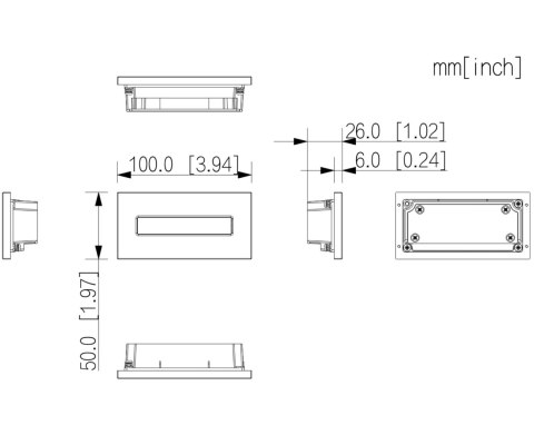 MODUŁ KLAWIATURY VTO4103FB-MDB2 DO MODUŁU VTO4103FB DAHUA