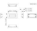 MODUŁ KLAWIATURY VTO4103FB-MDB4 DO MODUŁU VTO4103FB DAHUA