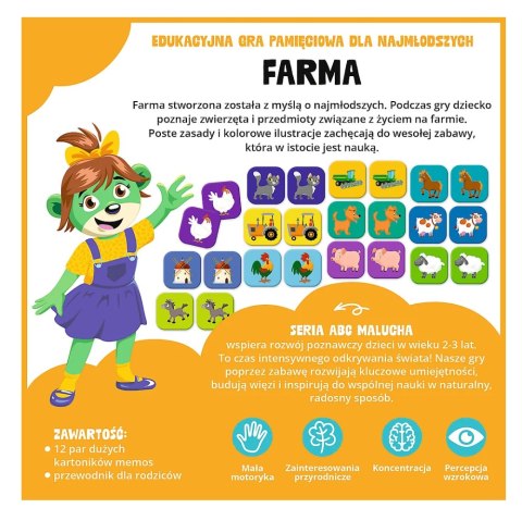 Gra edukacyjna Farma ABC Malucha Rodzina Treflików Trefl 02909