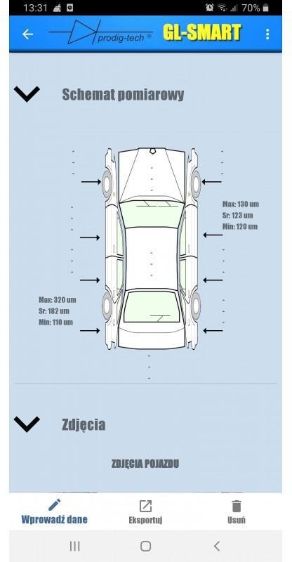 MIERNIK GRUBOŚCI LAKIERU GL-SMART-8