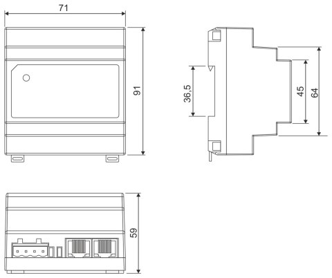 ROZDZIELACZ AUDIO CDNAR/U-DIN ACO