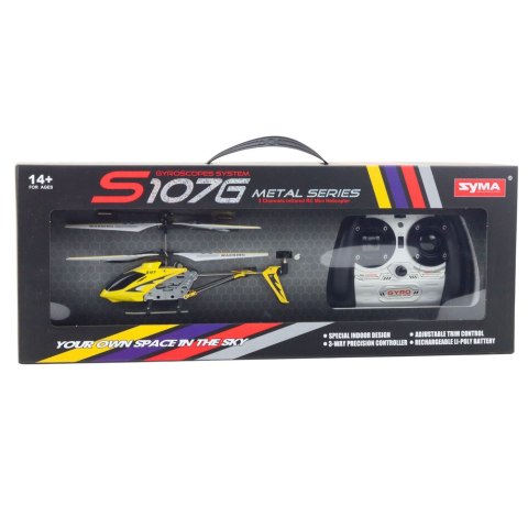 Helikopter Zdalnie Sterowany RC Żyroskop Syma S107G Żółty
