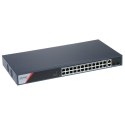 SWITCH POE DS-3E1528HP-SI-24P2T2F 24-PORTOWY SFP Hikvision