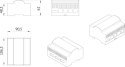 ACO PS45-15-PRO-13 Zasilacz video DIN 15V, 3A