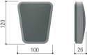 Lampa CAME KLT1FDSW LED RGW 24V (806LA-0060)