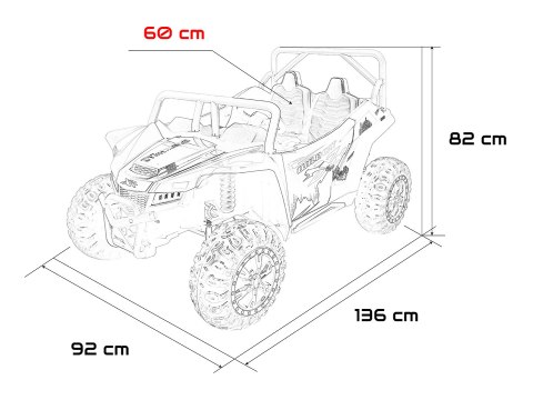 Pojazd Buggy Arctic Cat WILDCAT XX Niebieski