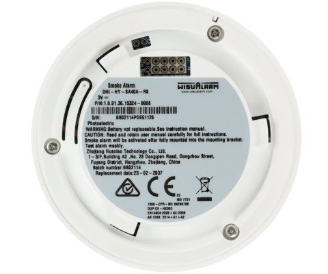 BEZPRZEWODOWA CZUJKA DYMU HY-SA40A-R8 WISUALARM