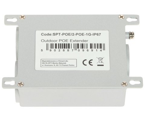 EXTENDER ETHERNET+PoE SPT-POE/2-POE-1G-IP67