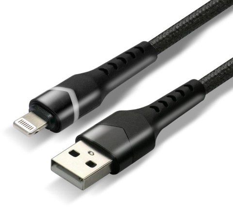 KABEL USB-A / Lightning Apple iPhone LED RGB everActive CBB-1IBR 100cm 2,4A