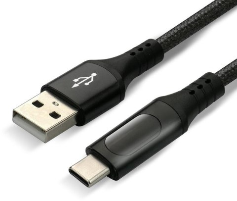 KABEL USB-A / USB-C LCD everActive CBB-1CBL 100cm 3A