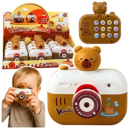 Aparat Interaktywny Kapibara Projektor Światła Dźwięki Smycz