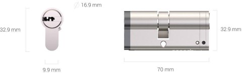 Regulowana wkładka do drzwi Ezviz CS-DL-JXSX/DIY