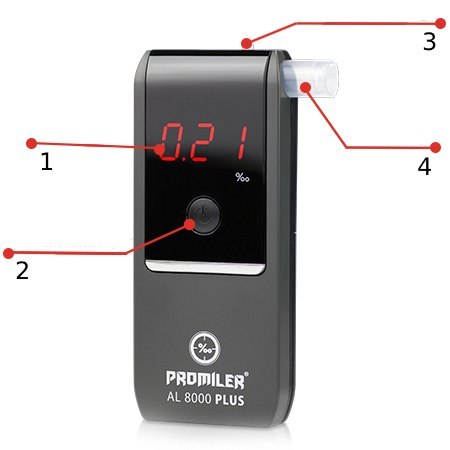 Alkomat PROMILER AL8000 PLUS