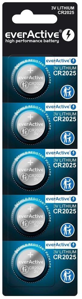 Bateria CR2025 everActive (blister 5 szt.)
