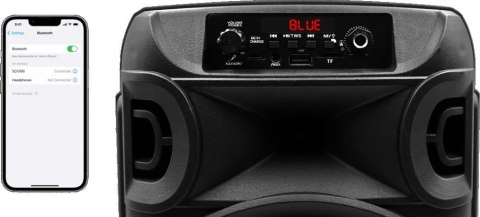 Głośnik mobilny SQUEAK SQ1006 30W Radio FM Czarny