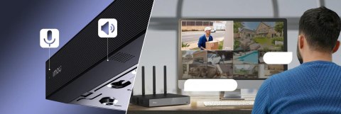 Rejestrator IP Imou  NVR-N118W-8A0E-P 18- kanałowy