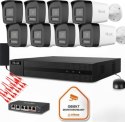 Zestaw do monitoringu Hilook 8 kamery IP IPCAM-B8-30DL/A