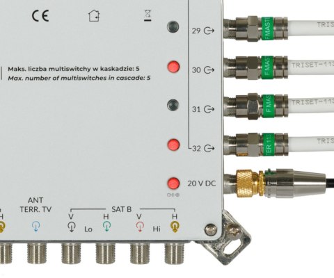 MULTISWITCH PRZELOTOWY MS-924 9 WEJŚĆ / 24 WYJŚCIA SIGNAL PRO