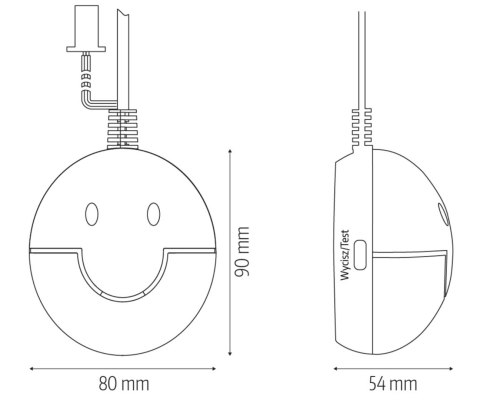 CZUJKA GAZU ZIEMNEGO (METANU) I LPG (PROPAN-BUTAN) GD-02A2